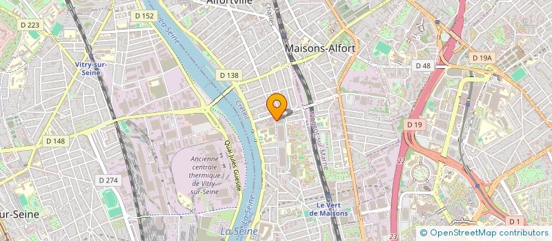 localisation de l'entreprise MADAME ABBASSIA BOUSSAYED  ALFORTVILLE