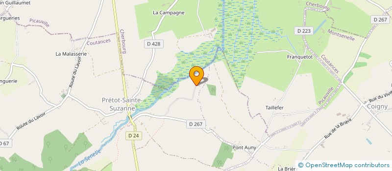 localisation de l'entreprise MADAME ABBIGAIL BOOTH  MONTSENELLE