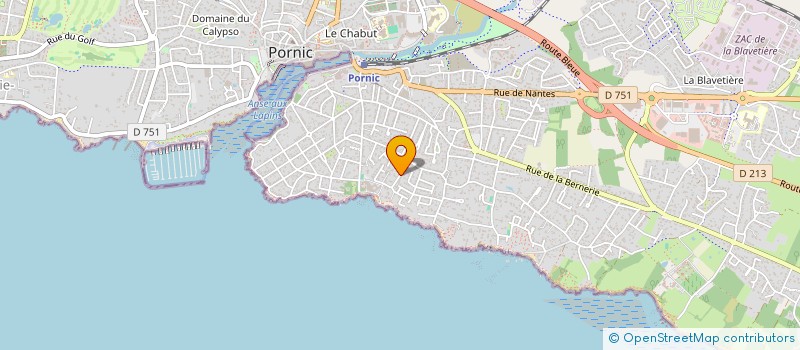 localisation de l'entreprise MADAME ABDEL WAHID BOUSLAH  PORNIC