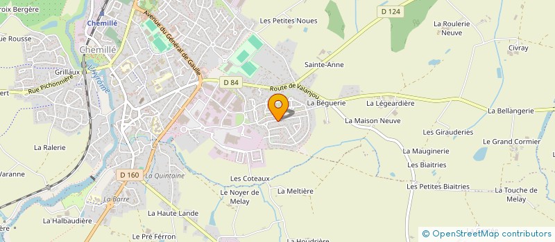 localisation de l'entreprise MADAME ABDELHAMID TOUMACHE  CHEMILLE-EN-ANJOU