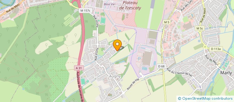 localisation de l'entreprise MADAME ABDELHAQ CHLEF  AUGNY