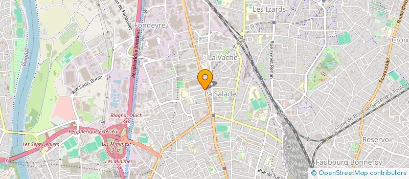 localisation de l'entreprise MADAME ABDELKADER BENNOUNA à TOULOUSE