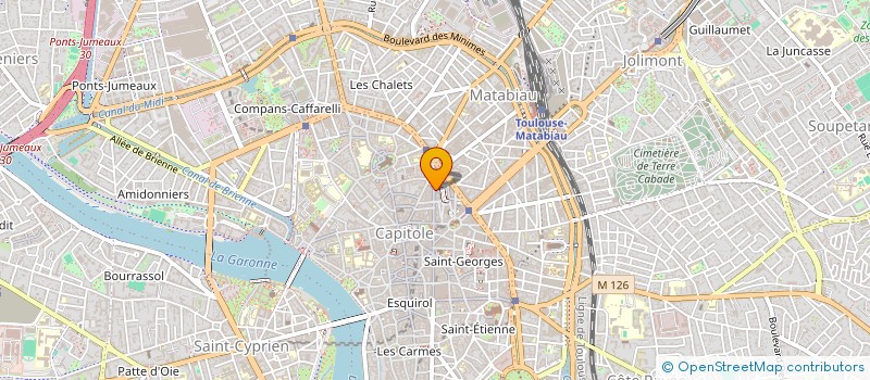 localisation de l'entreprise MADAME ABDELLATIF BOURAKBA  TOULOUSE