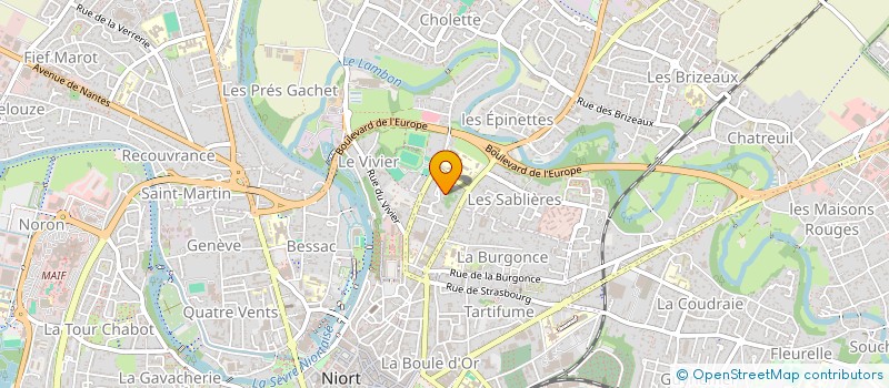 localisation de l'entreprise MADAME ABDELLAZIZ HANEM  NIORT