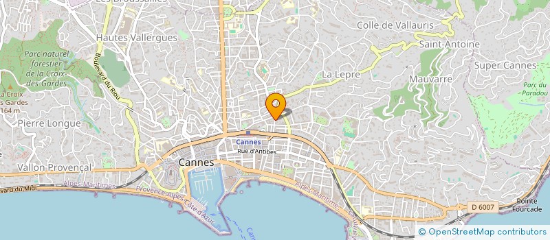 localisation de l'entreprise MADAME ABDELMAJID BETTAIBI à CANNES