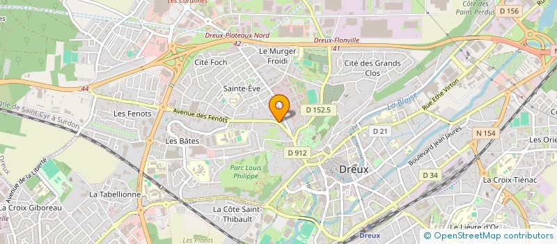 localisation de l'entreprise MADAME ABDENOUR GHILAS à DREUX