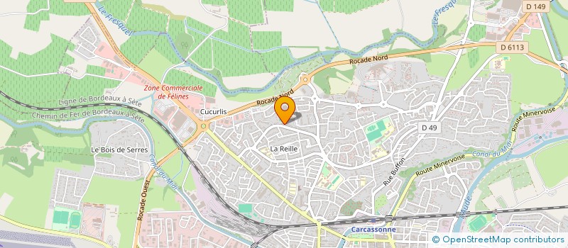 localisation de l'entreprise MADAME ABDERRAHMAN GHARBI à CARCASSONNE