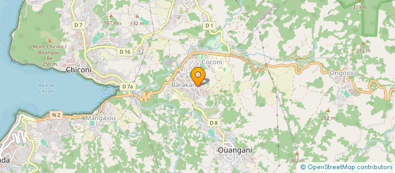 localisation de l'entreprise MADAME ABDOU SAID ALI TAMDJIDA  OUANGANI