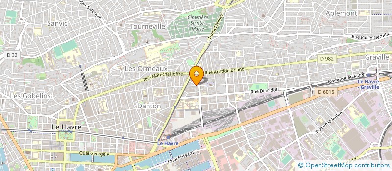 localisation de l'entreprise MADAME ABED ZEDARIA à LE HAVRE