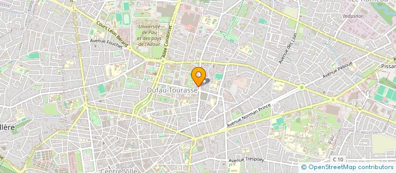 localisation de l'entreprise MADAME ABELE ZRANGO à PAU