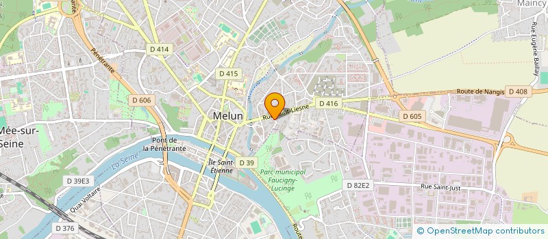 localisation de l'entreprise MADAME ABERLINDA LOPES à MELUN