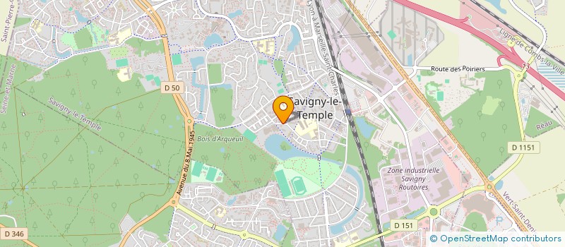 localisation de l'entreprise MADAME ABIBATOU N'DIAYE  SAVIGNY-LE-TEMPLE