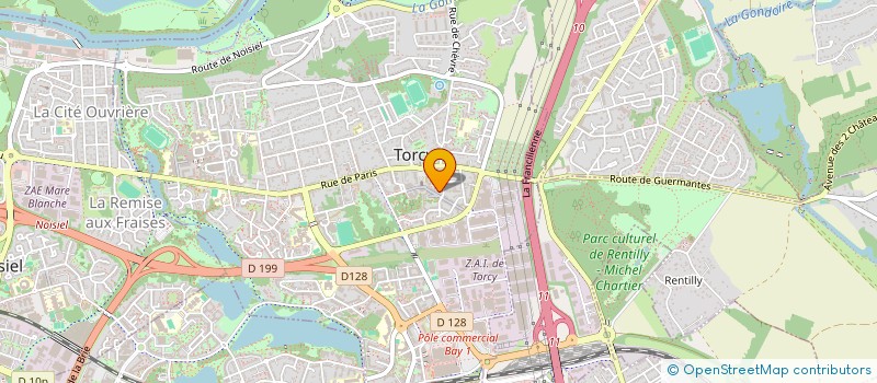 localisation de l'entreprise MADAME ABIBATOU N'DYAE  TORCY