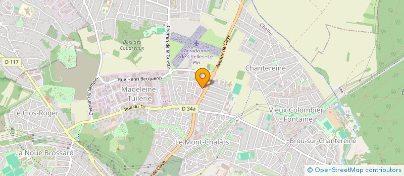 localisation de l'entreprise MADAME ABIBATOU NDIONE à CHELLES