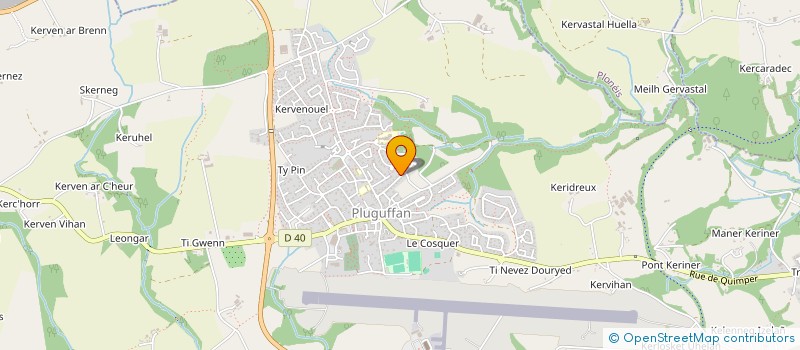 localisation de l'entreprise MADAME ABID HAMOUCHE  PLUGUFFAN