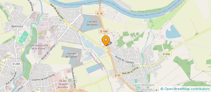 localisation de l'entreprise MADAME ABIGAEL CARNOT  CHARVIEU-CHAVAGNEUX