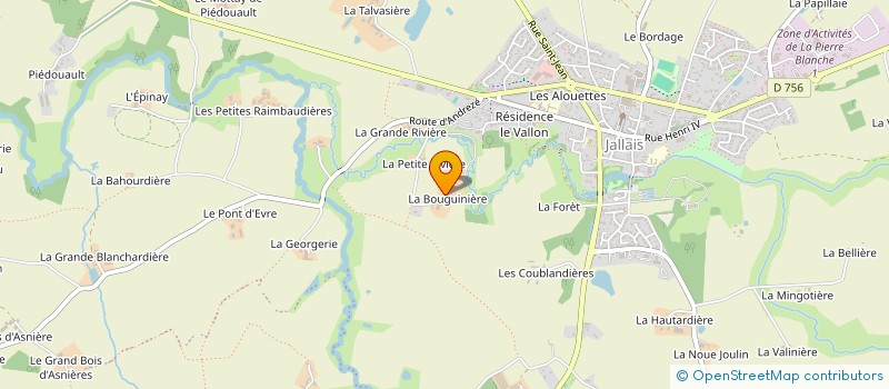 localisation de l'entreprise MADAME ABIGAEL FOULONNEAU  BEAUPREAU-EN-MAUGES