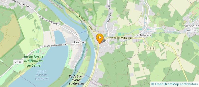 localisation de l'entreprise MADAME ABIGAEL LANDAIS  VETHEUIL