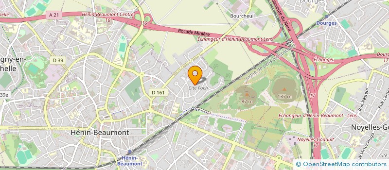 localisation de l'entreprise MADAME ABIGAEL LEMOINE  HENIN-BEAUMONT