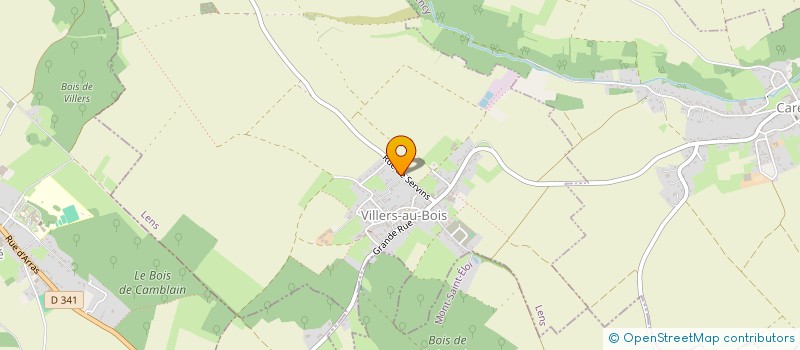 localisation de l'entreprise MADAME ABIGAELLE DEVIENNE  VILLERS-AU-BOIS