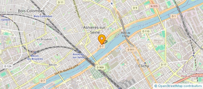 localisation de l'entreprise MADAME ABIGAIL BARROS à ASNIERES-SUR-SEINE