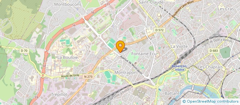 localisation de l'entreprise MADAME ABIGAIL FRANTZ à BESANCON