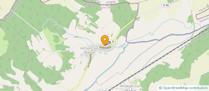 localisation de l'entreprise MADAME ABIGAIL O'TOOLE  VERNOIS-SUR-MANCE