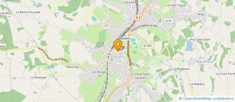 localisation de l'entreprise MADAME ABIGAIL SIMON  THIVIERS