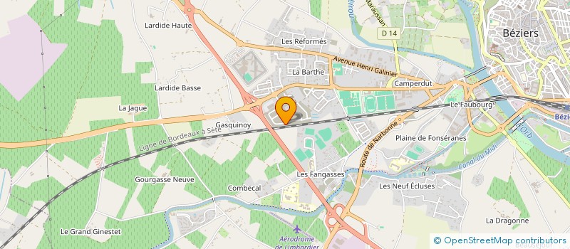 localisation de l'entreprise MADAME ABIGAIL SOUDRY à BEZIERS