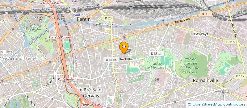 localisation de l'entreprise MADAME ABIGAIL TAMAKEN  PANTIN