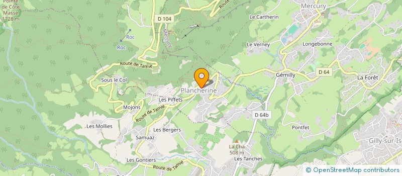 localisation de l'entreprise MADAME ABIGAIL TIDRICK  PLANCHERINE