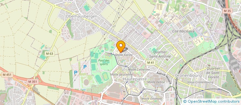 localisation de l'entreprise MADAME ABIODUN SAHEED à STRASBOURG