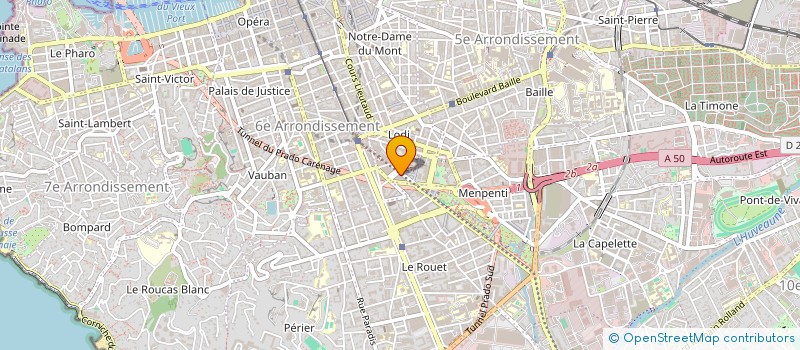 localisation de l'entreprise MADAME ABIR AMARA à MARSEILLE