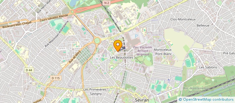 localisation de l'entreprise MADAME ABIR BEN DAALI  SEVRAN