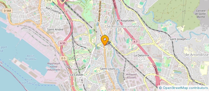 localisation de l'entreprise MADAME ABIR BENACEF à MARSEILLE