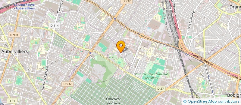 localisation de l'entreprise MADAME ABIR BENMANSOUR  PANTIN