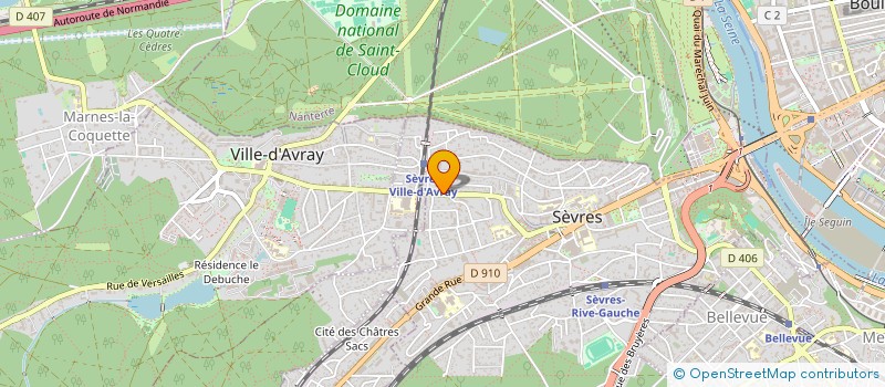localisation de l'entreprise MADAME ABIR BIZRI à SEVRES