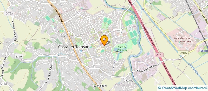 localisation de l'entreprise MADAME ABIR EL AKEL à CASTANET-TOLOSAN