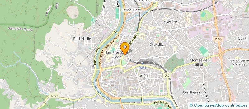 localisation de l'entreprise MADAME ABIR EL AZZOUZI  ALES