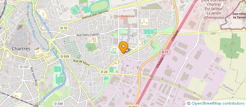 localisation de l'entreprise MADAME ABIR ELMALIANI à CHARTRES