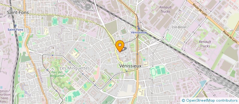 localisation de l'entreprise MADAME ABIR MADOURI  VENISSIEUX