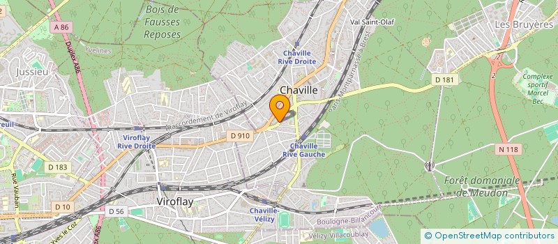 localisation de l'entreprise MADAME ABLA ADJOR à CHAVILLE