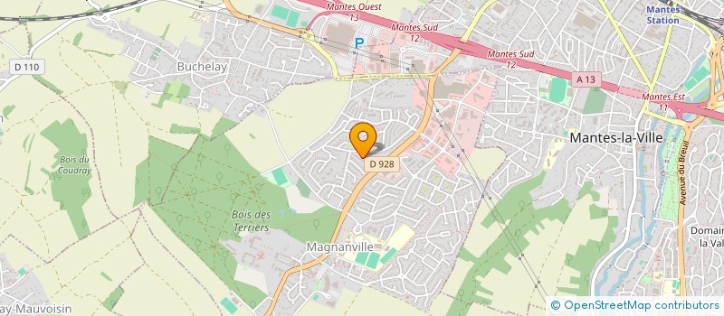 localisation de l'entreprise MADAME ABLA AGOGNO  MAGNANVILLE