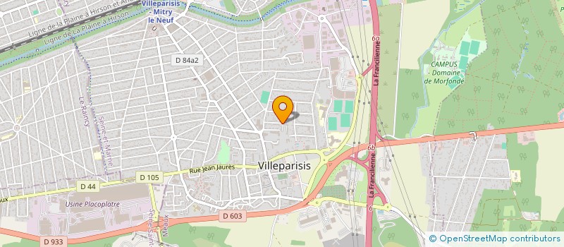 localisation de l'entreprise MADAME ABLA AVOUDJIGBE  VILLEPARISIS