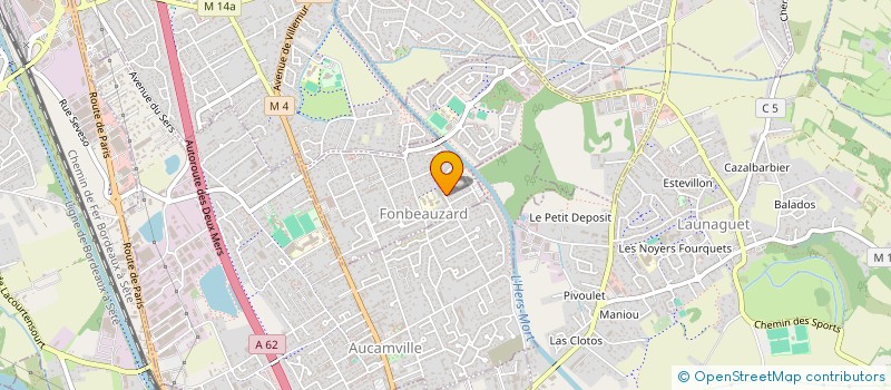 localisation de l'entreprise MADAME ABLA BALA à AUCAMVILLE
