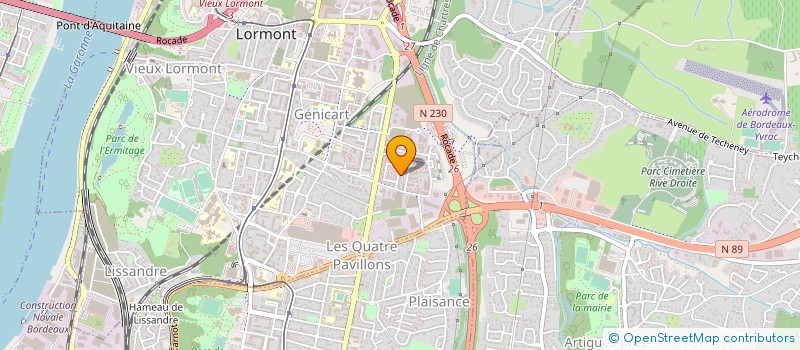 localisation de l'entreprise MADAME ABLA CHAHROURI  LORMONT