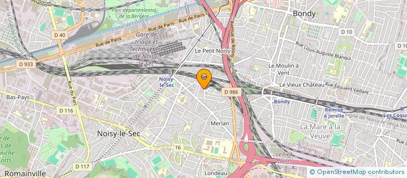 localisation de l'entreprise MADAME ABLA CHALAL à NOISY-LE-SEC