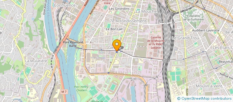 localisation de l'entreprise MADAME ABLA CHIBANI  LYON