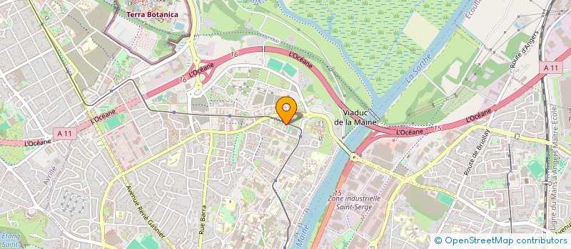 localisation de l'entreprise MADAME ABLA KAGLAN à ANGERS