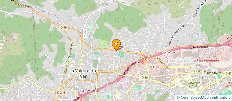 localisation de l'entreprise MADAME ABLA KEBBAB à LA VALETTE-DU-VAR